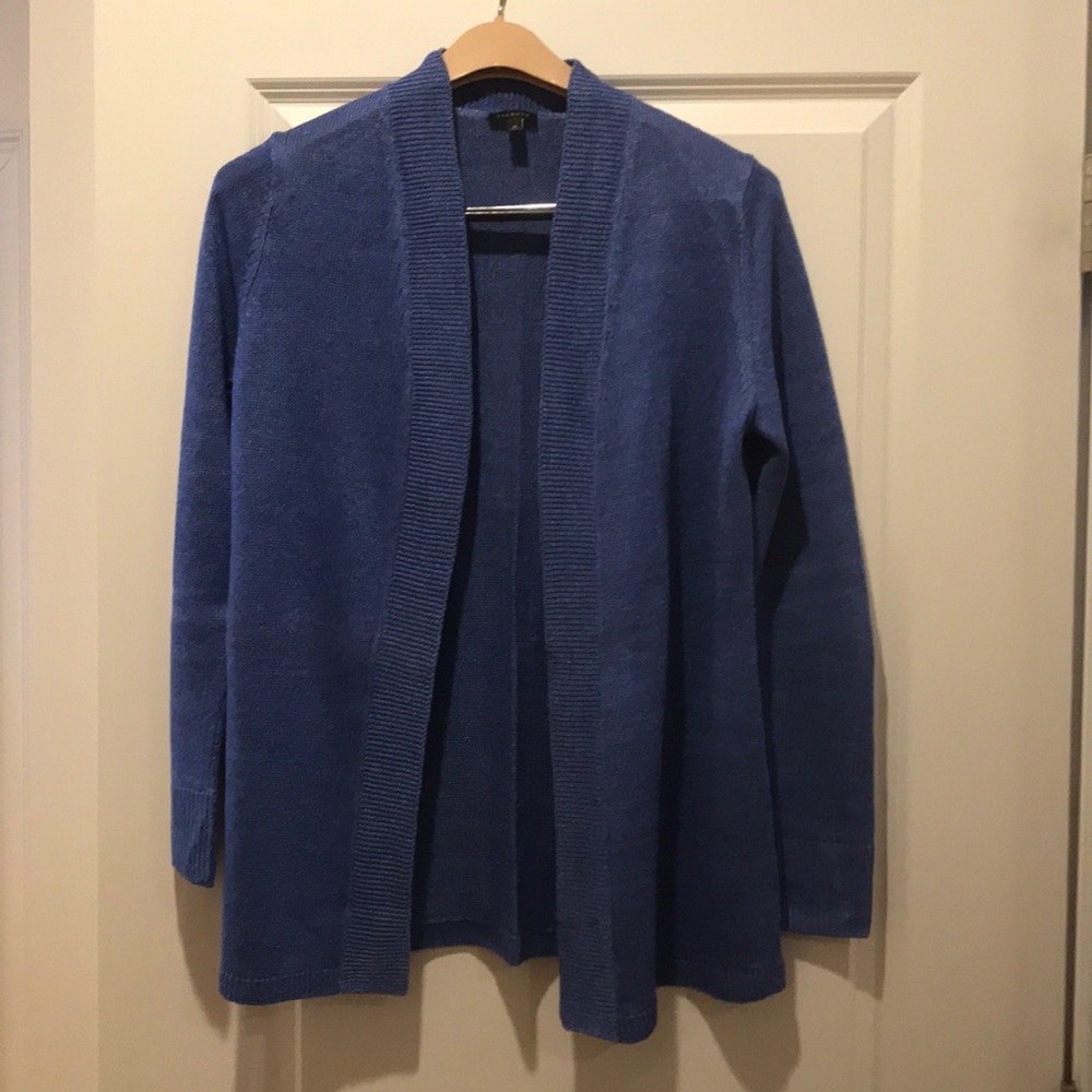 Periwinkle blue open cardigan
